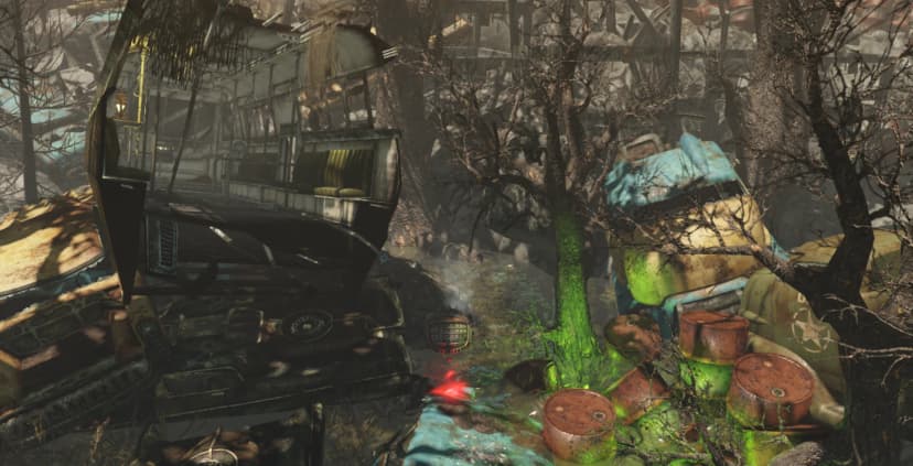 Post-Apocalyptic Wasteland Map