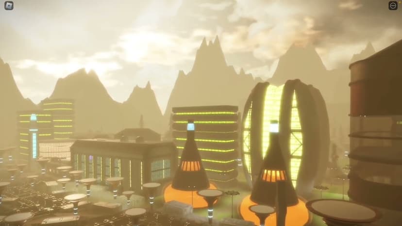 Futuristic Battlefield Map