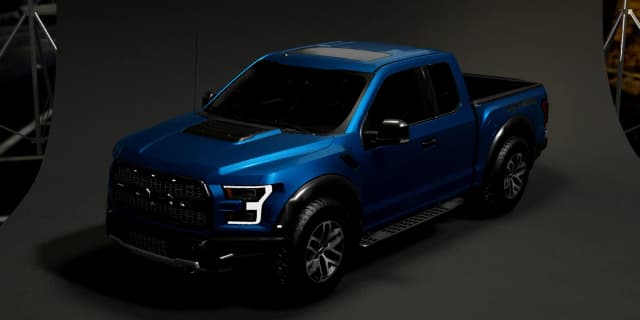 Ford F-150 Raptor Regular Cab (Blue)