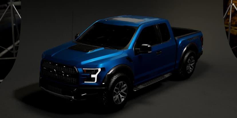 Ford F-150 Raptor Regular Cab (Blue)