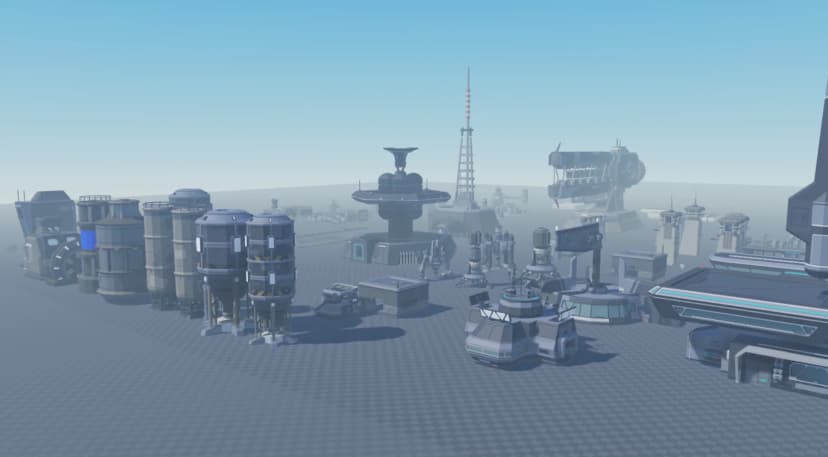 Exterior Sci-Fi Asset Pack