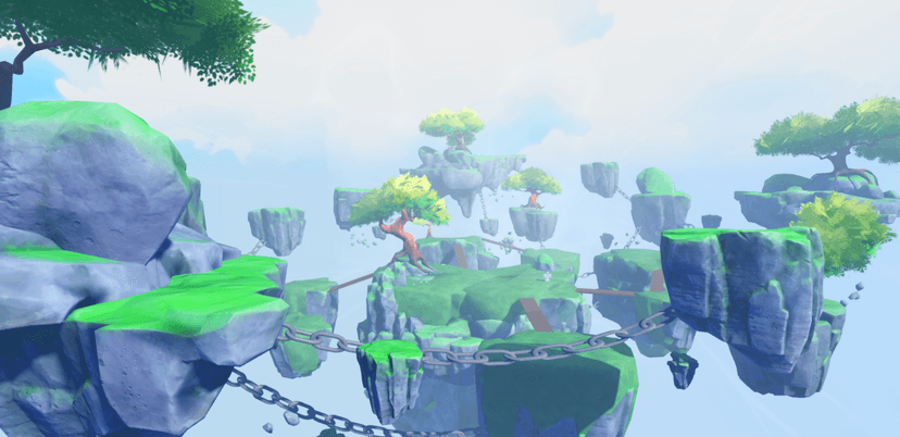 Stylized Floating Islands
