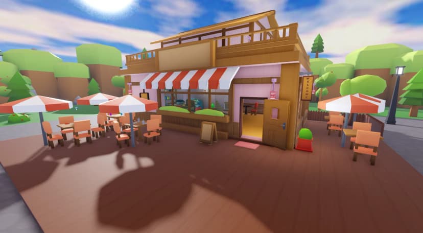 Stylized Japanese Cafe