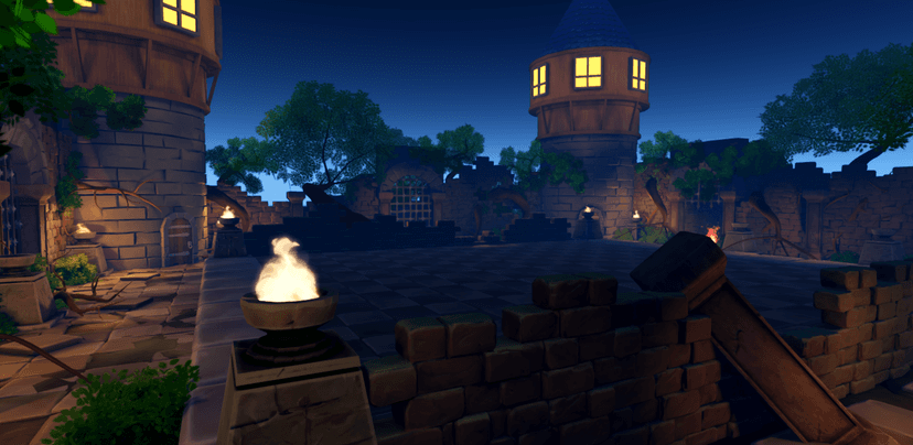 Stylized Medieval Arena