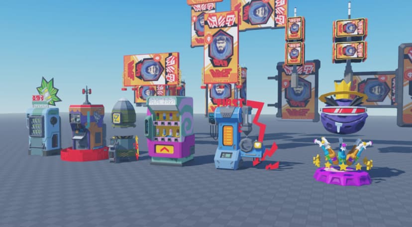 Japanese Sci-Fi City Assets