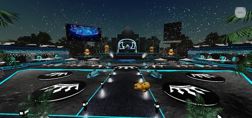 Neon Tides Club - Futuristic Nightclub Map