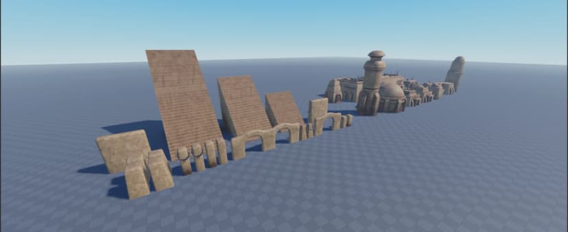 Tatooine Desert Buildings Pack