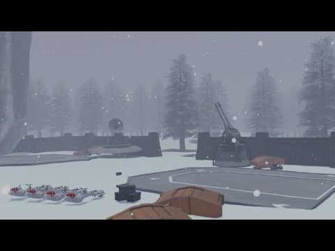 Winter Military Base Map