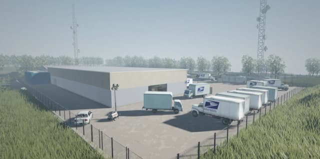 Postal Service Facility Map