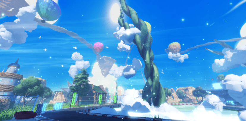 Stylized Skypiea Racing Lobby