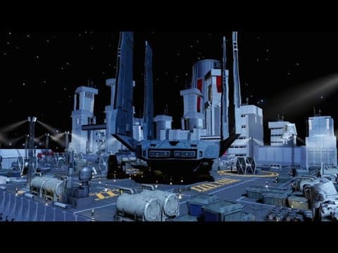 Sci-Fi Space Station Map
