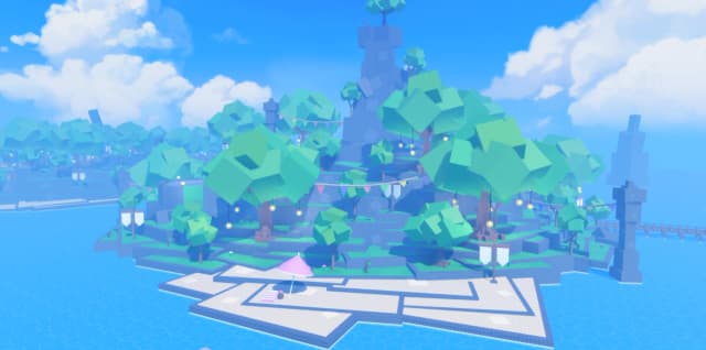 Low Poly Island Paradise Map