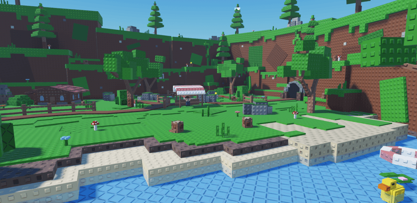 Low Poly Stud Forest