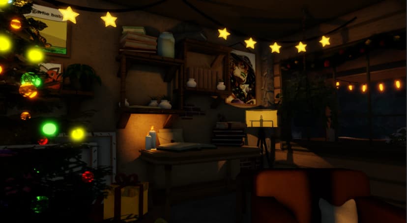 Cozy Christmas Cabin Map