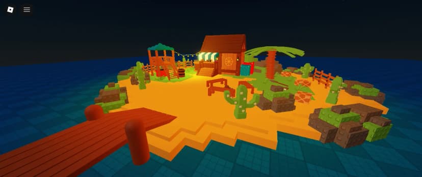 Stylized Tropical Spawn & Lobby Island