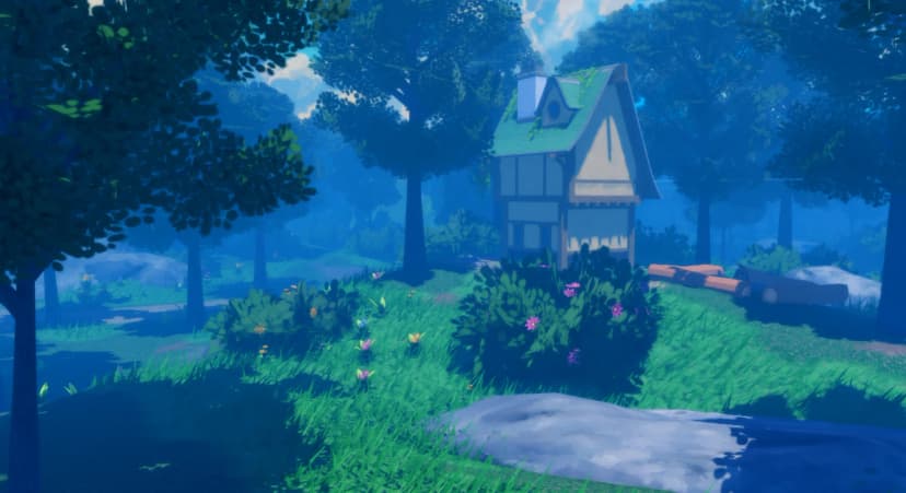Stylized Forest Adventure Map