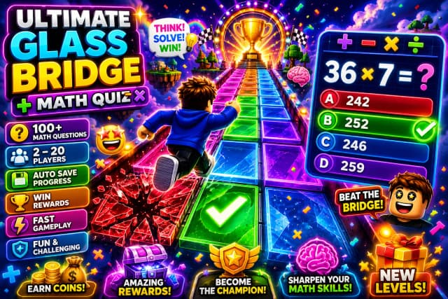 🧩🌉 Ultimate Quiz Glass Bridge