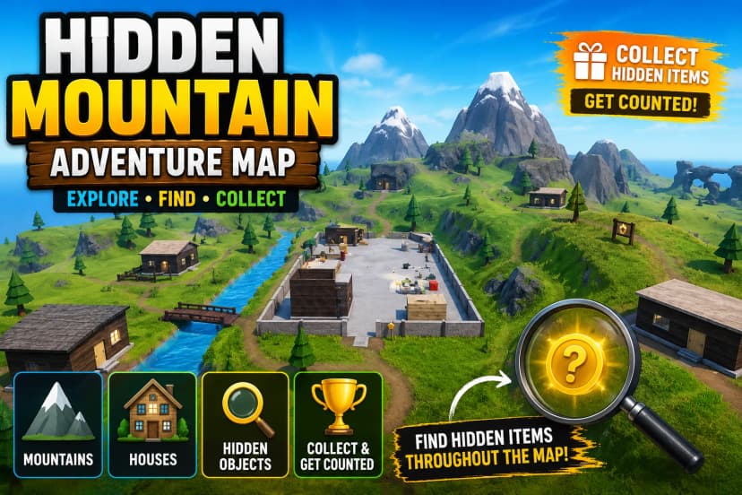 Hidden Mountain Adventure Map