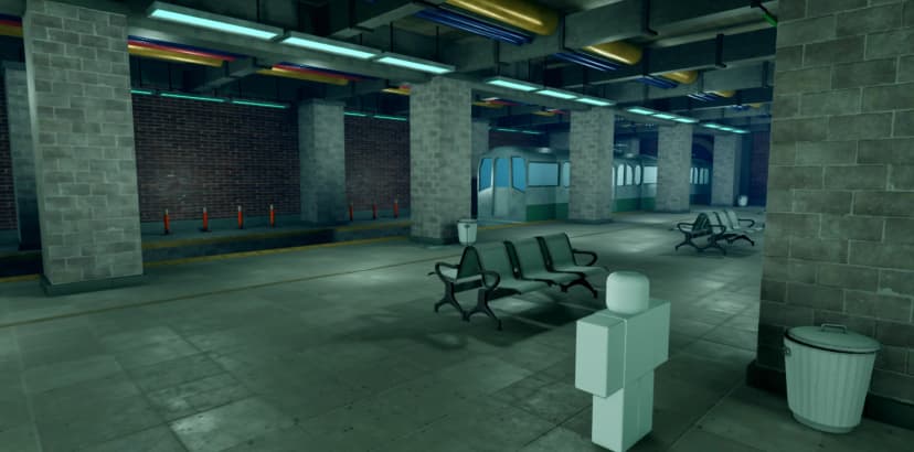 Realistic Train Station