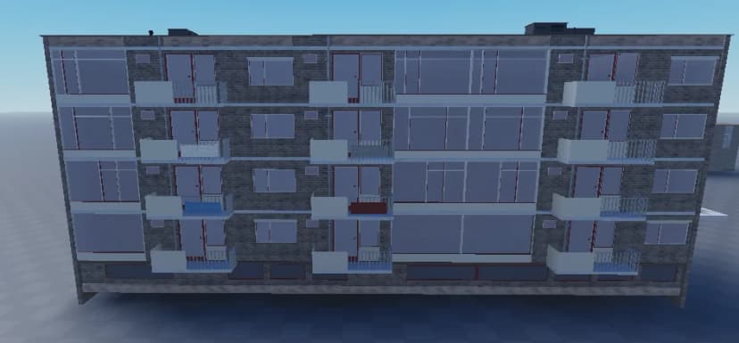 Minimalistic Building. (No interior)