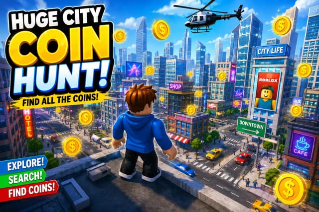 Huge Coin HUNT!