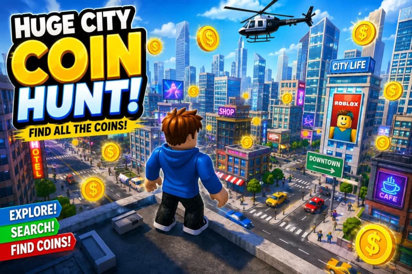 Huge Coin HUNT!