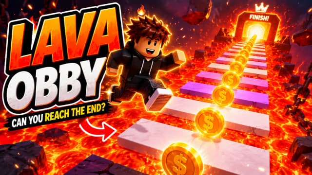 Lava Obby Game - Roblox Game Template