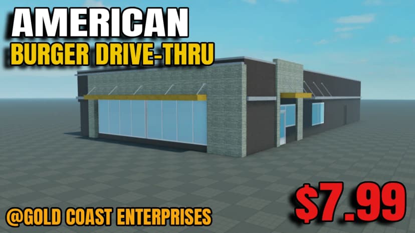 American Burger Drive-Thru Exterior