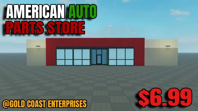 American Auto Parts Store Exterior