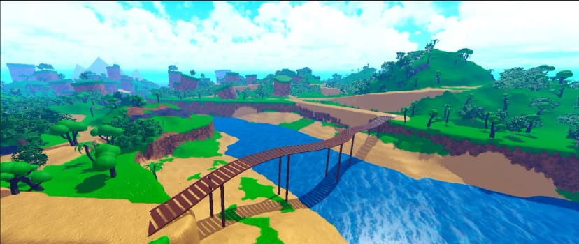 CUSTOM Large Low Poly Racing Map
