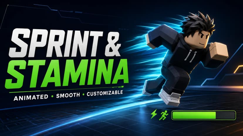 Sprint and Stamina System With Animation